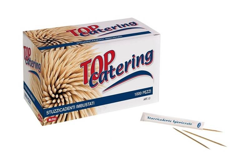 Stuzzicadenti imbustati singolarmente