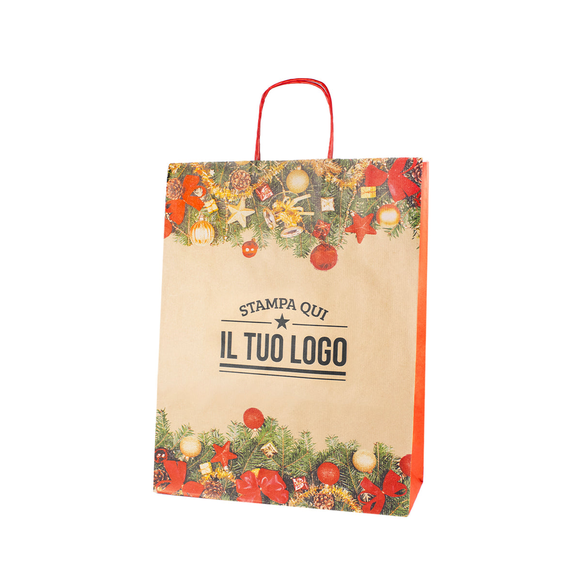 Shopper Carta Natale Personalizzabile