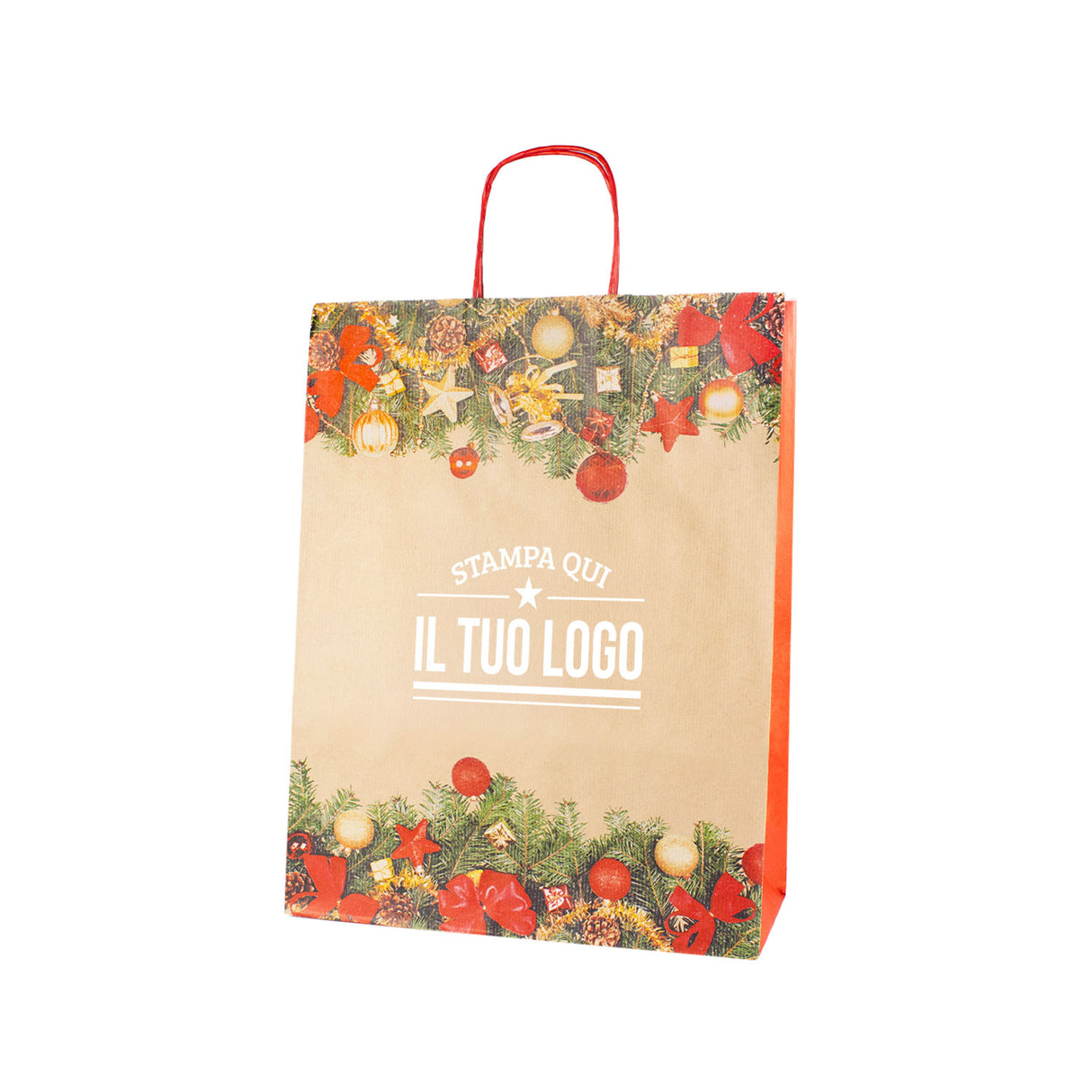 Shopper Carta Natale Personalizzabile