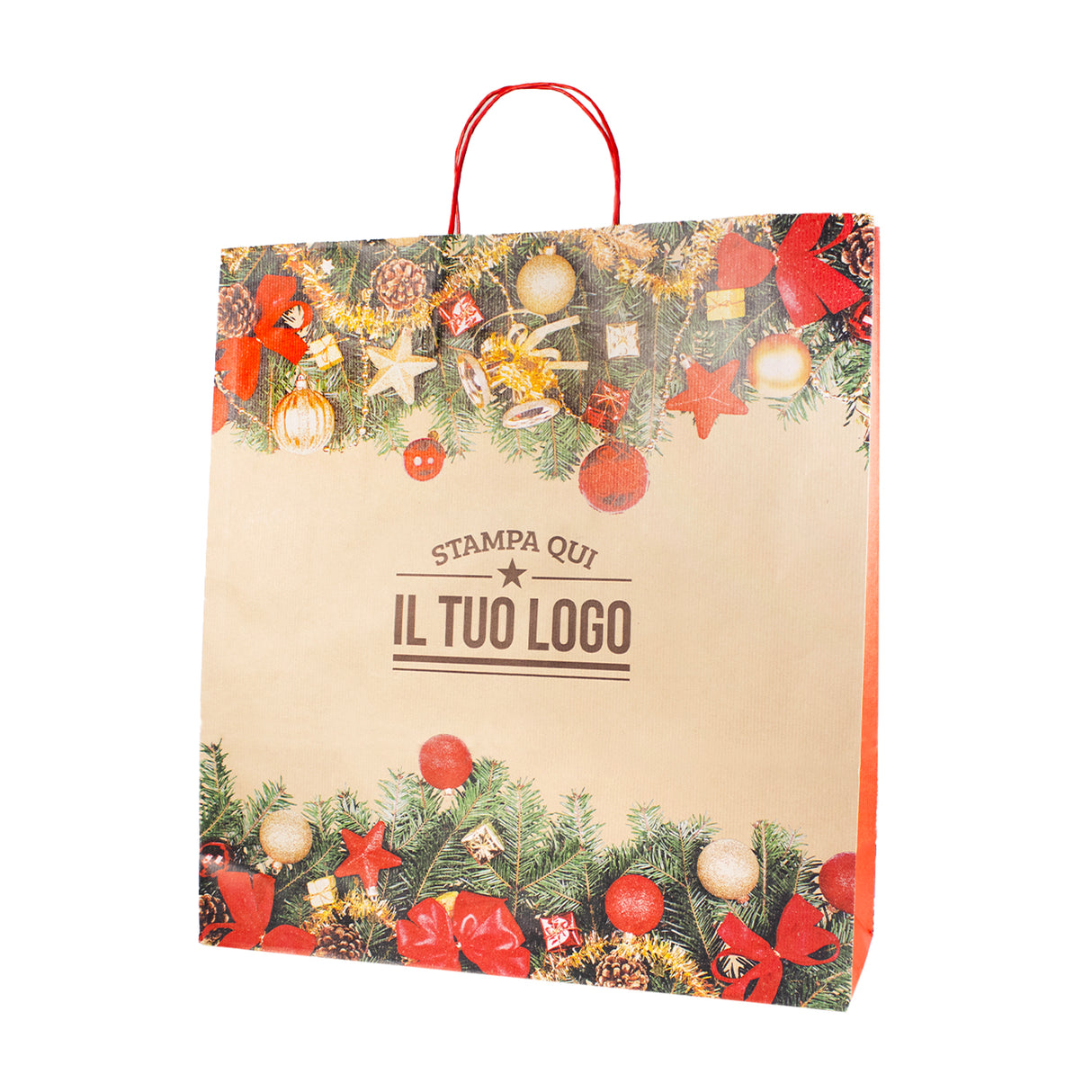 Shopper Carta Natale Personalizzabile