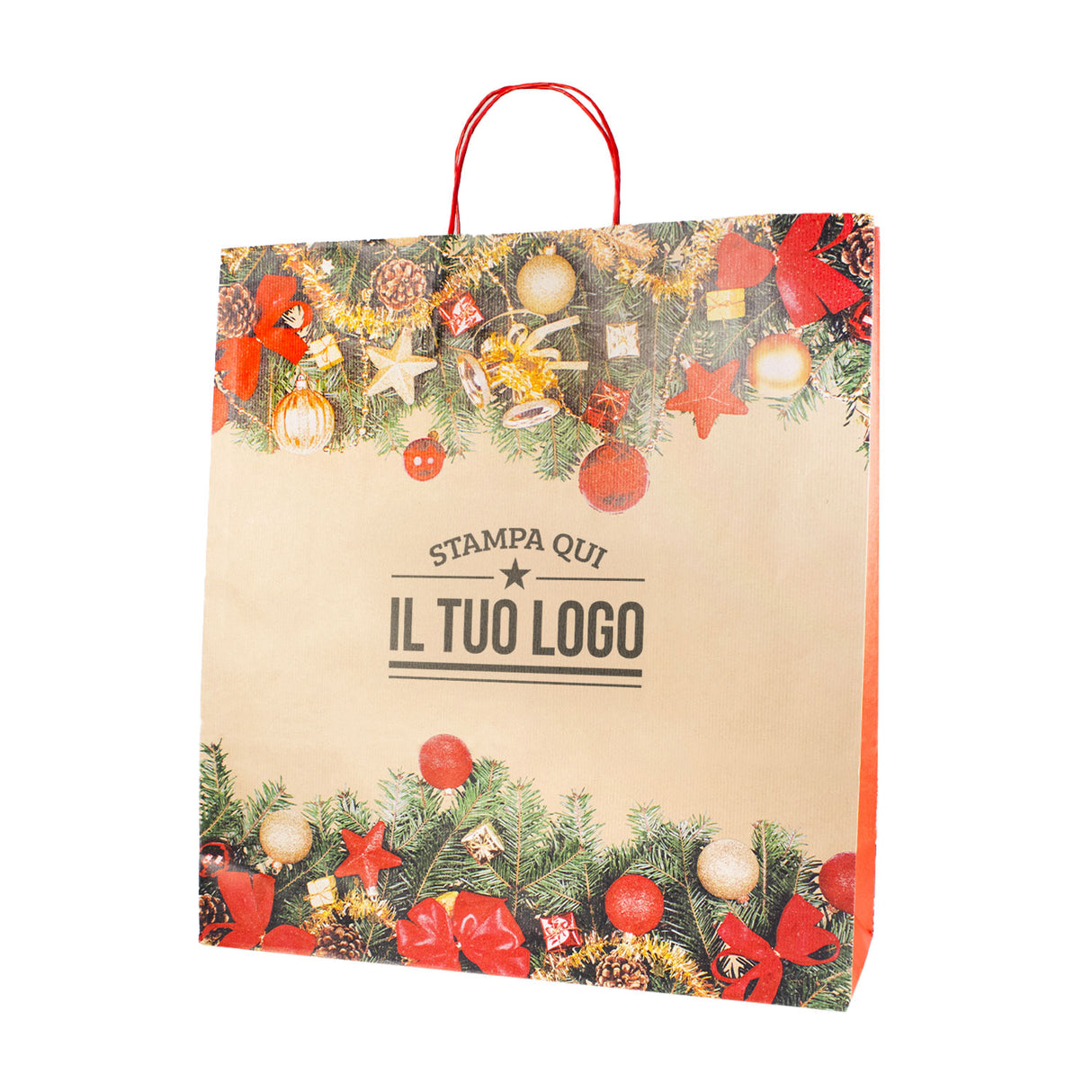 Shopper Carta Natale Personalizzabile