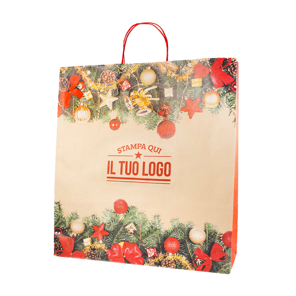 Shopper Carta Natale Personalizzabile
