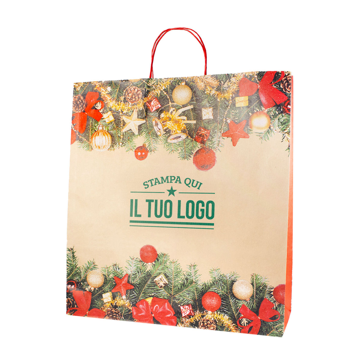 Shopper Carta Natale Personalizzabile