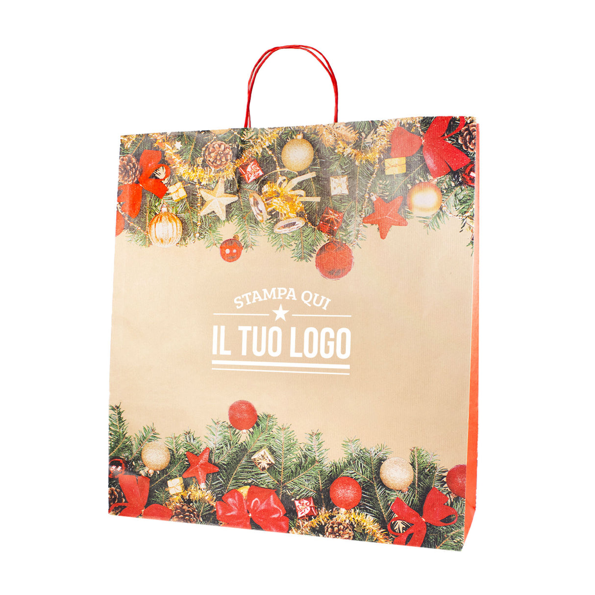 Shopper Carta Natale Personalizzabile