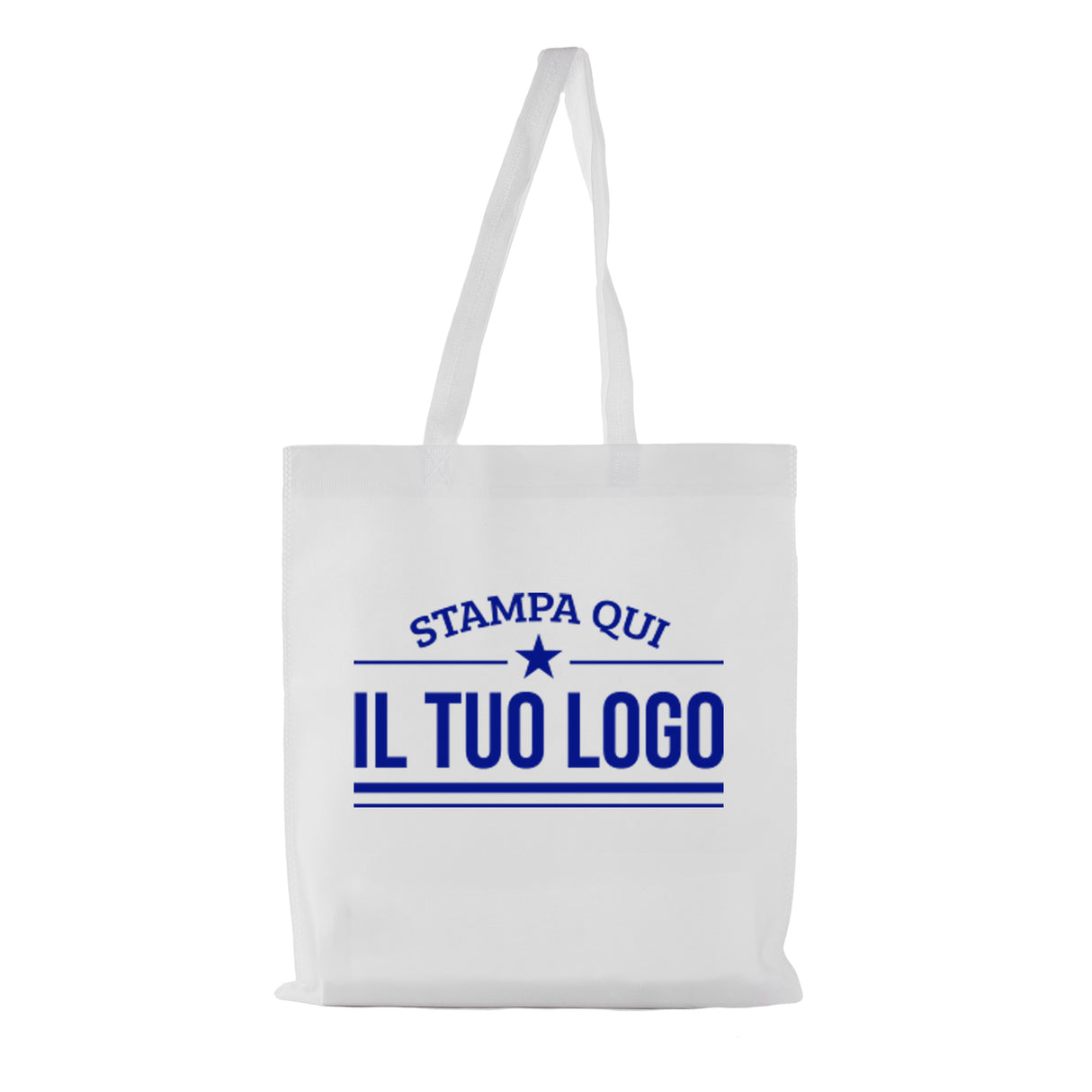 Shopper TNT Manico Lungo Personalizzate 2 Lati