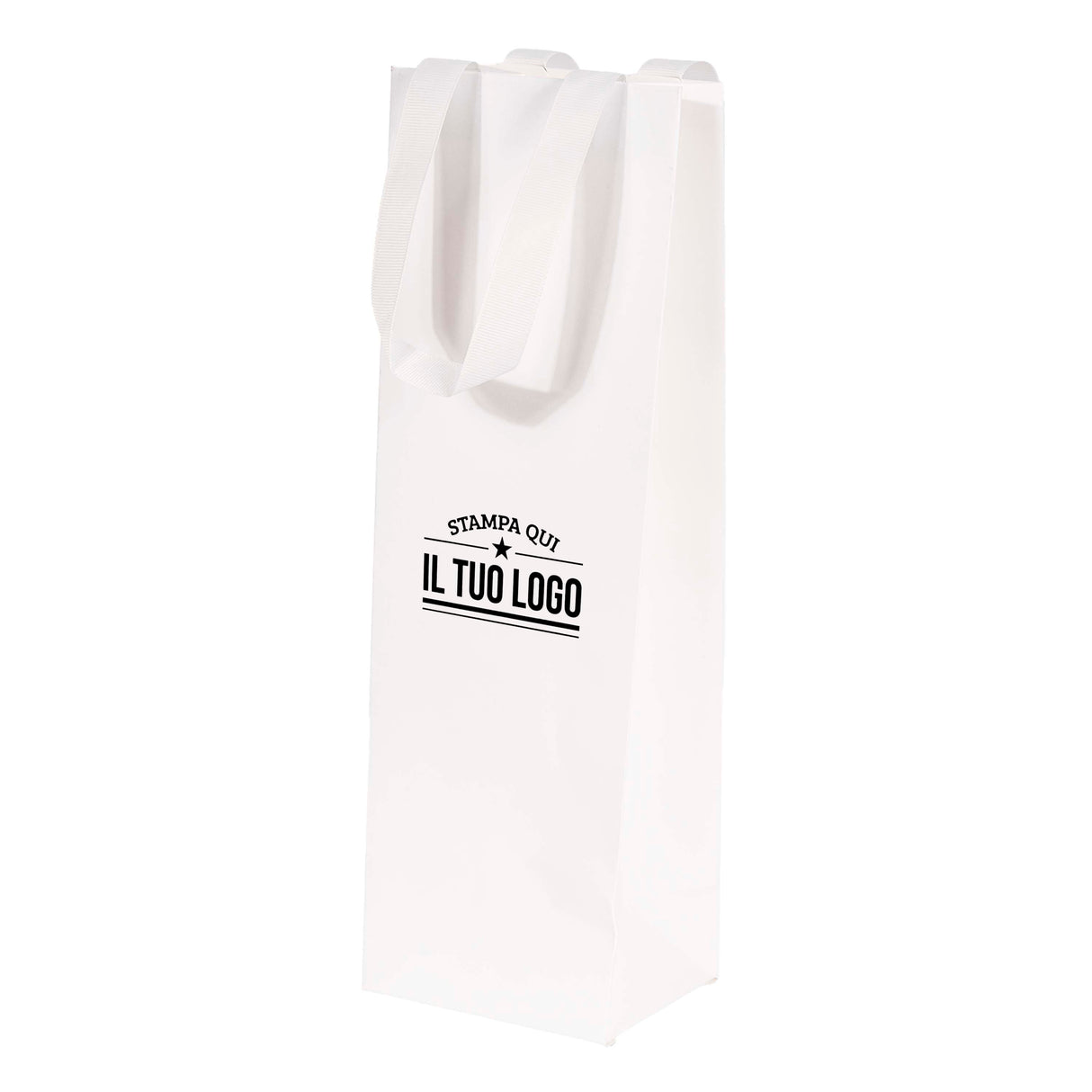 Shopper Elegance Portabottiglia Personalizzabile - stampa a caldo