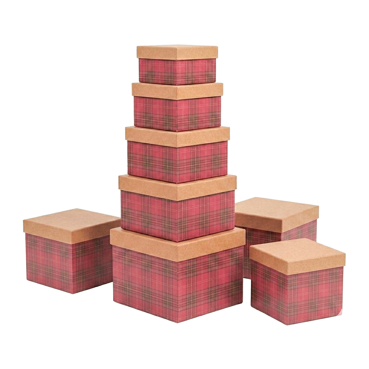 Tartan Square set 9 pezzi