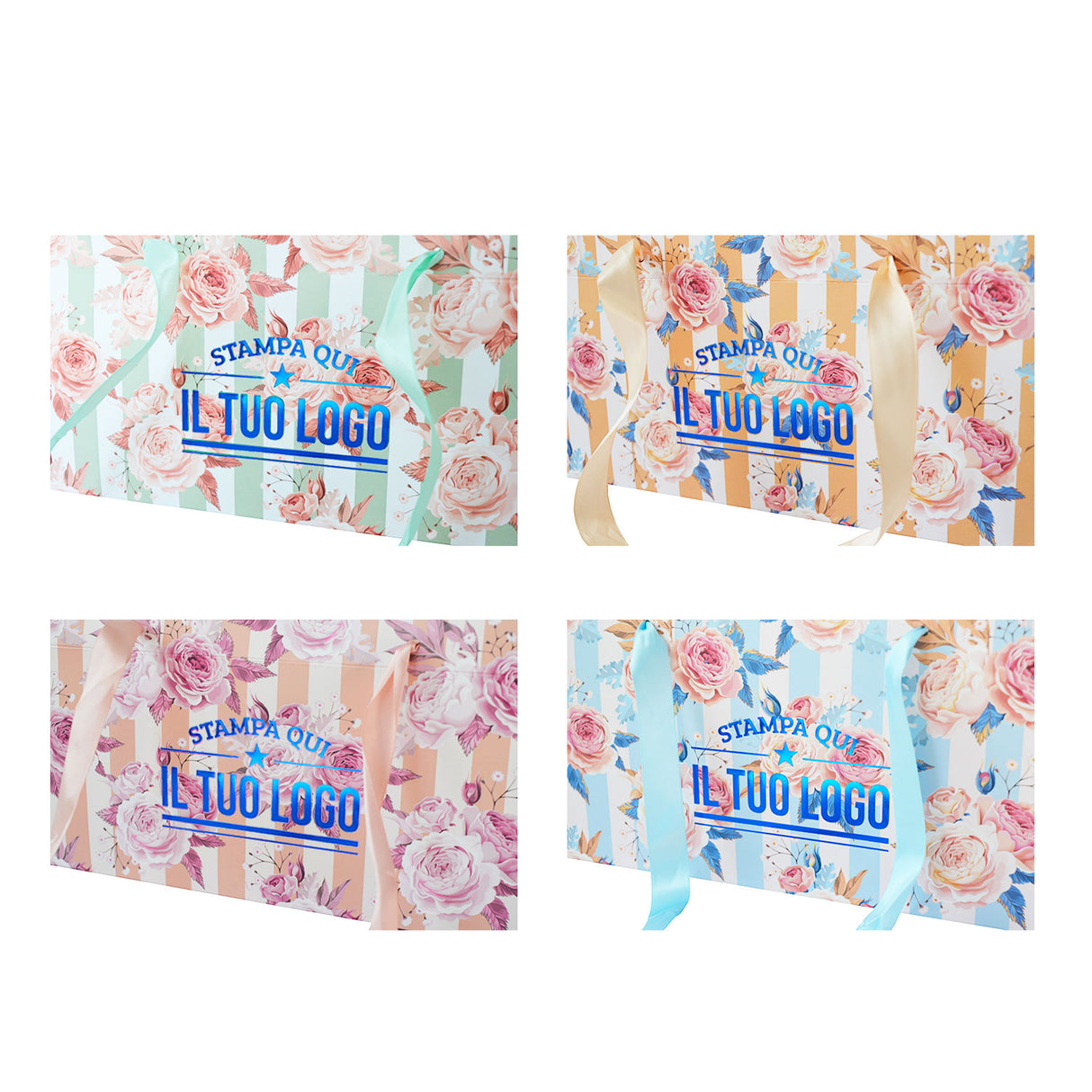 Bag Box Personalizzata Rose Shabby Chic