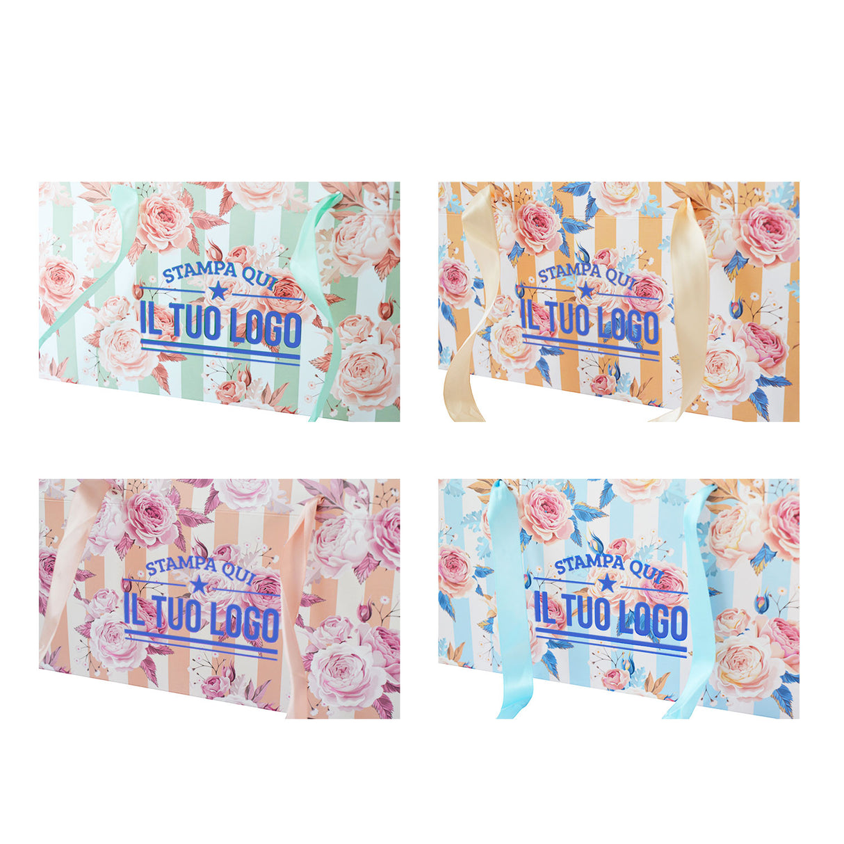 Bag Box Personalizzata Rose Shabby Chic