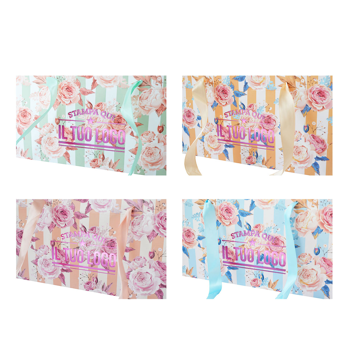 Bag Box Personalizzata Rose Shabby Chic