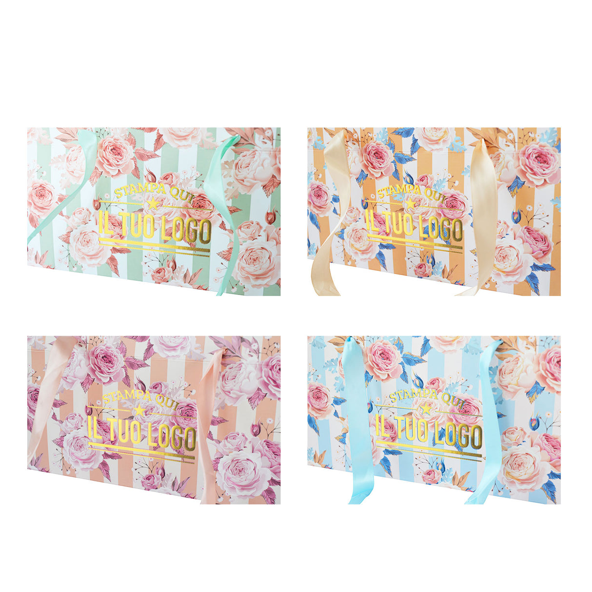 Bag Box Personalizzata Rose Shabby Chic