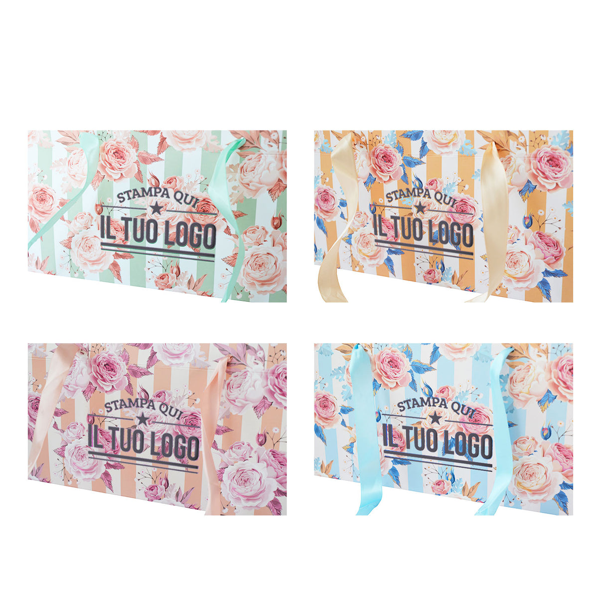 Bag Box Personalizzata Rose Shabby Chic