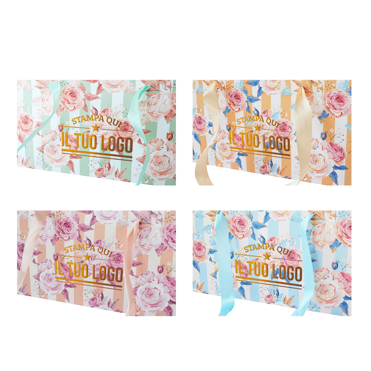 Bag Box Personalizzata Rose Shabby Chic