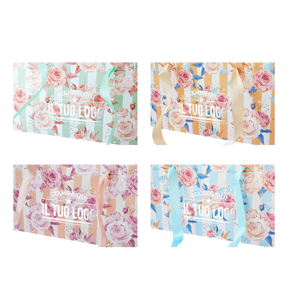 Bag Box Personalizzata Rose Shabby Chic