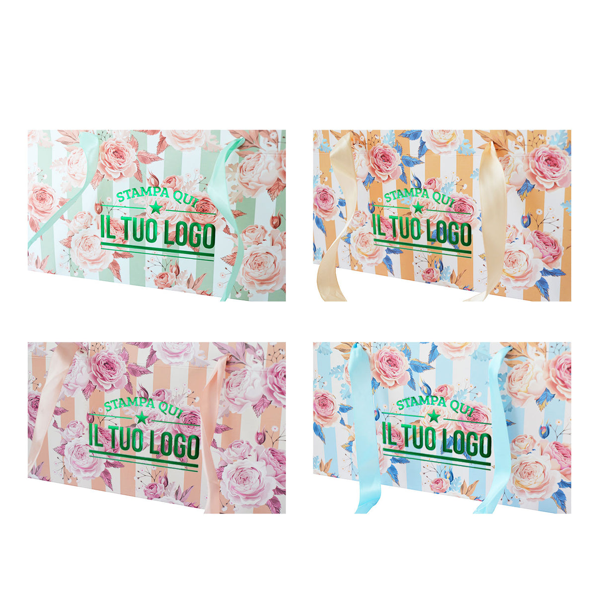 Bag Box Personalizzata Rose Shabby Chic