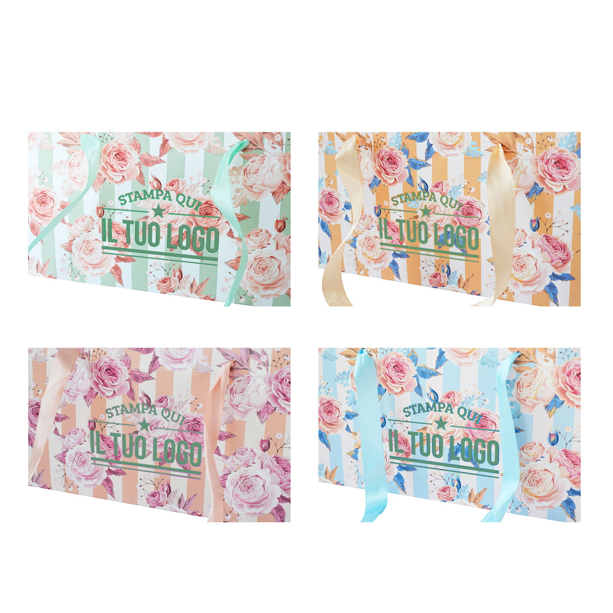 Bag Box Personalizzata Rose Shabby Chic