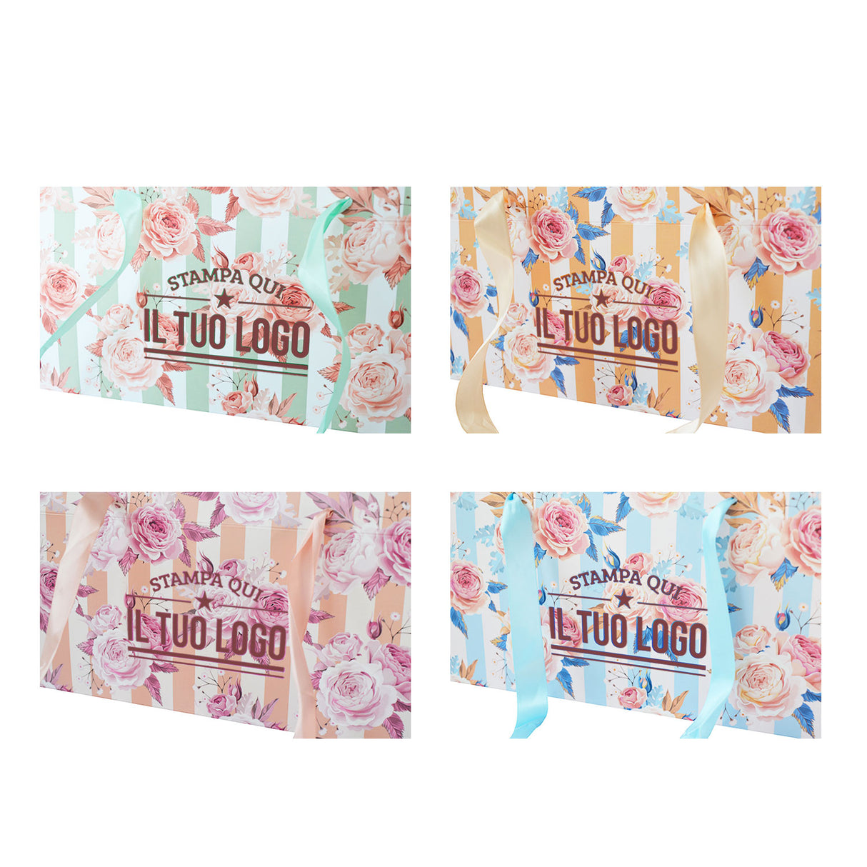 Bag Box Personalizzata Rose Shabby Chic