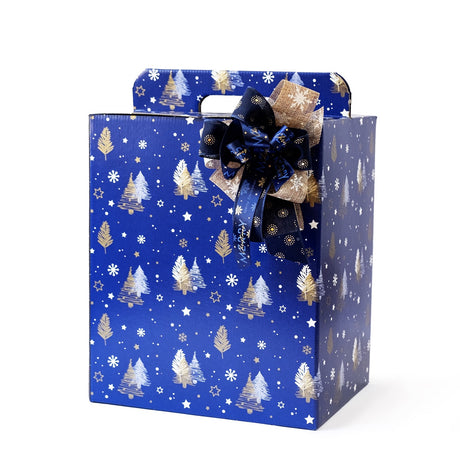 Scatole Regalo Natalizie con Maniglia Alberi Natale