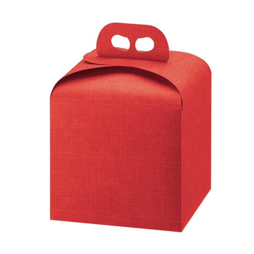 Scatole Rosse per Panettone con Maniglia