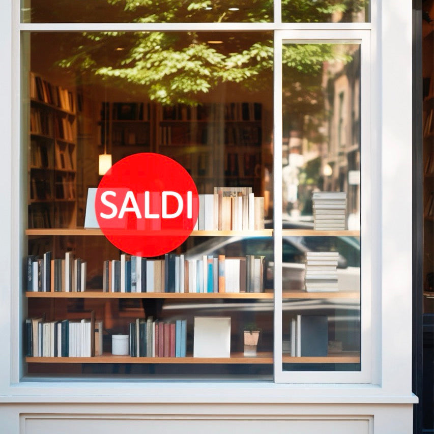 Vetrofania Saldi Tonda