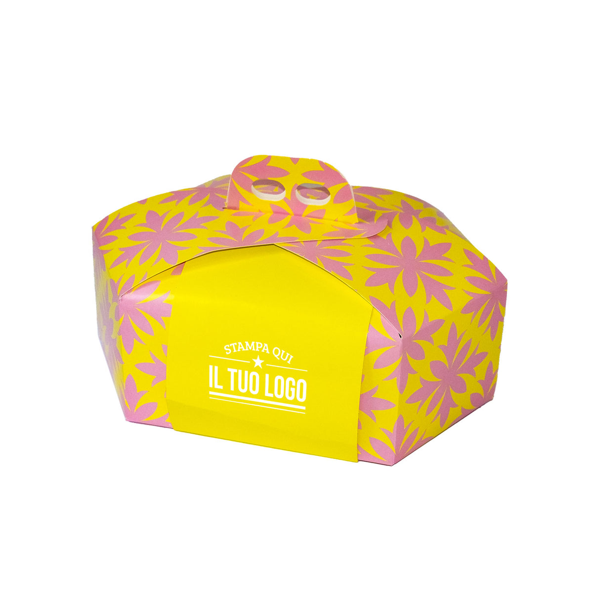 Scatola Colomba Esagonale Mosaico Personalizzata