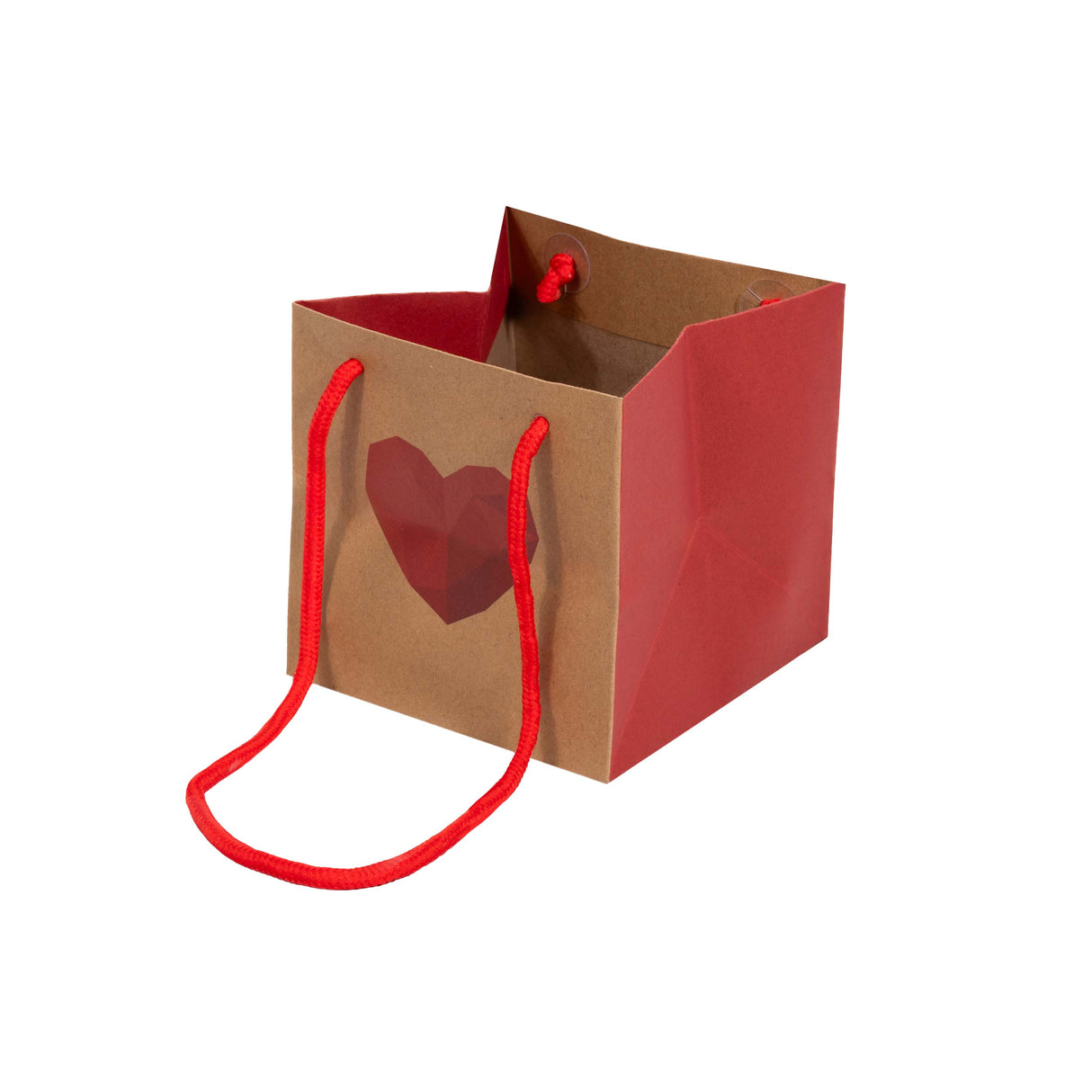 Shopper Carta Impermeabile con Cuore