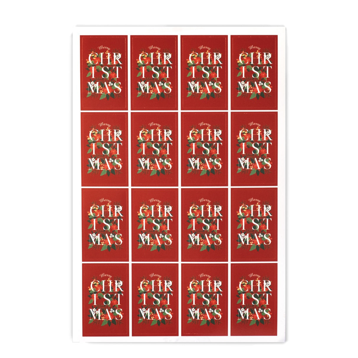 Etichette Adesive Natalizie Christmas