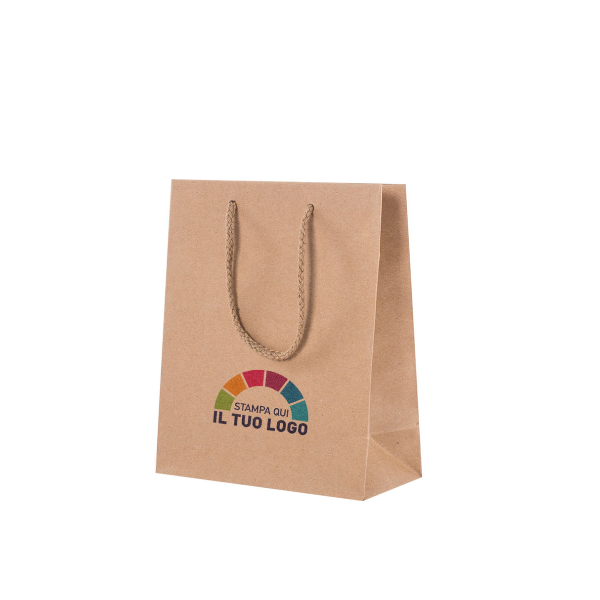 Shopper Kraft Lusso Personalizzata a Colori