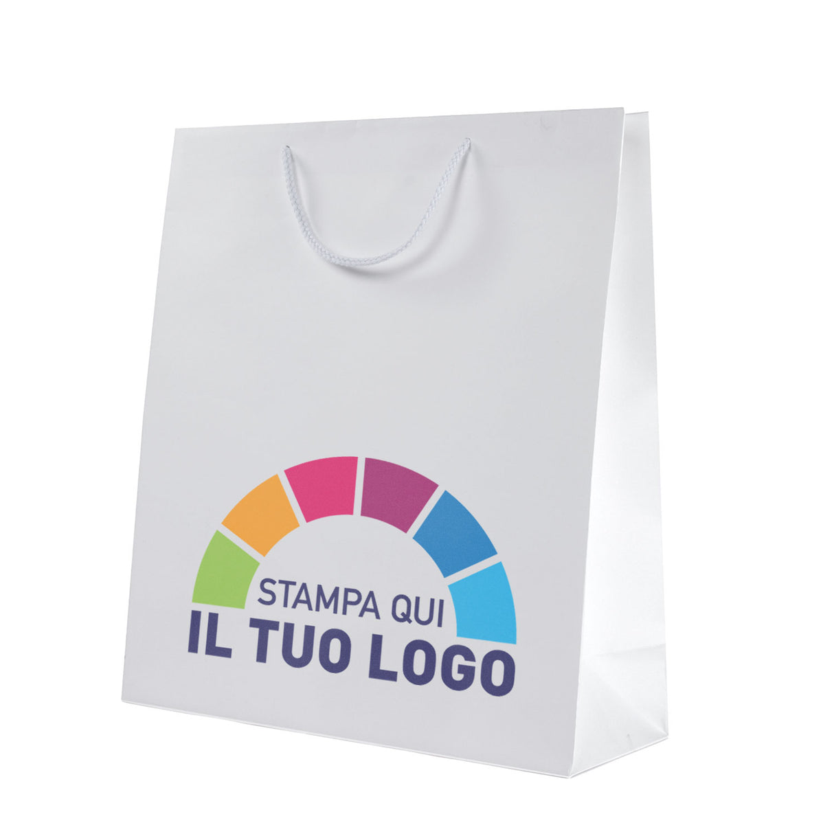 Shopper Kraft Lusso Personalizzata a Colori