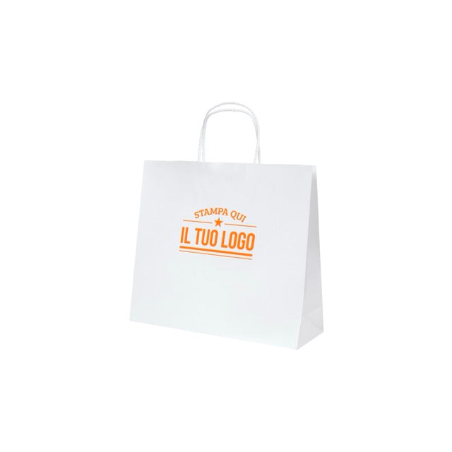 Shopper Royal Nebbia Personalizzabile con Cordino Cotone rigido