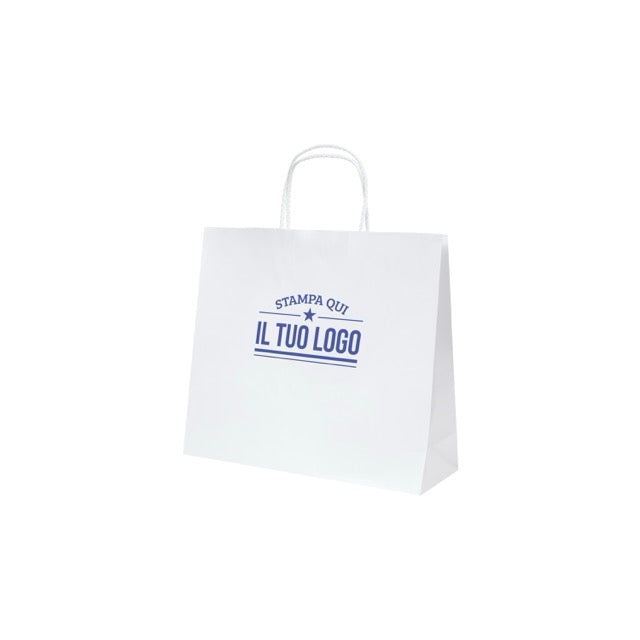 Shopper Royal Nebbia Personalizzabile con Cordino Cotone rigido