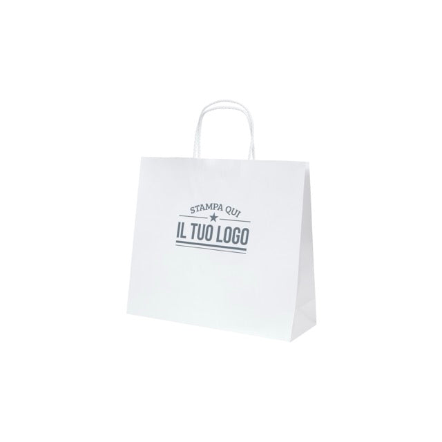Shopper Royal Nebbia Personalizzabile con Cordino Cotone rigido