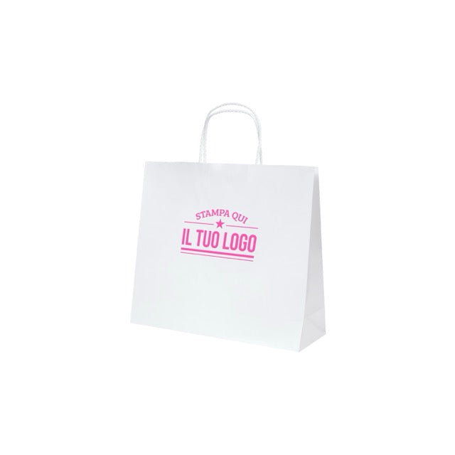 Shopper Royal Nebbia Personalizzabile con Cordino Cotone rigido