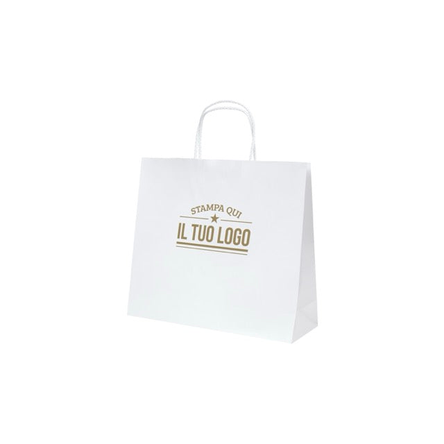 Shopper Royal Nebbia Personalizzabile con Cordino Cotone rigido