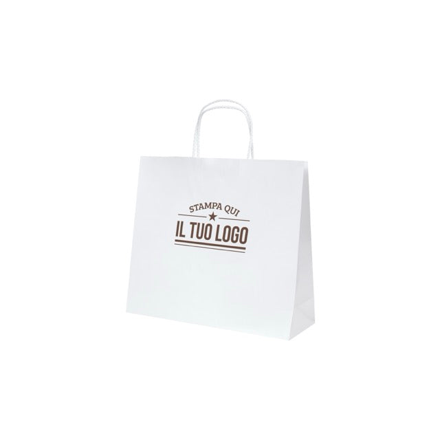 Shopper Royal Nebbia Personalizzabile con Cordino Cotone rigido