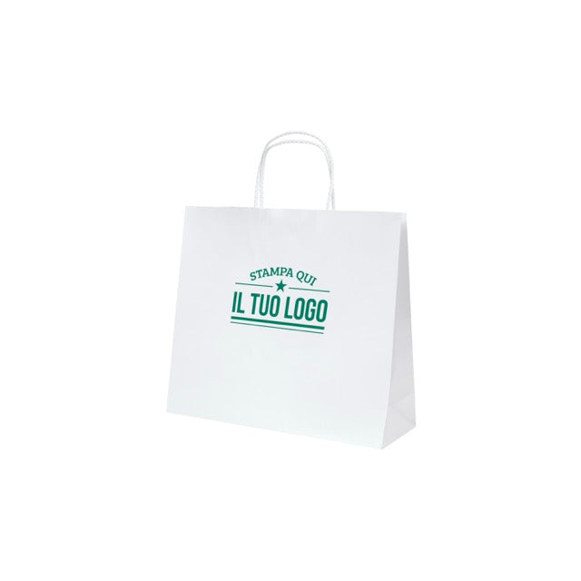 Shopper Royal Nebbia Personalizzabile con Cordino Cotone rigido