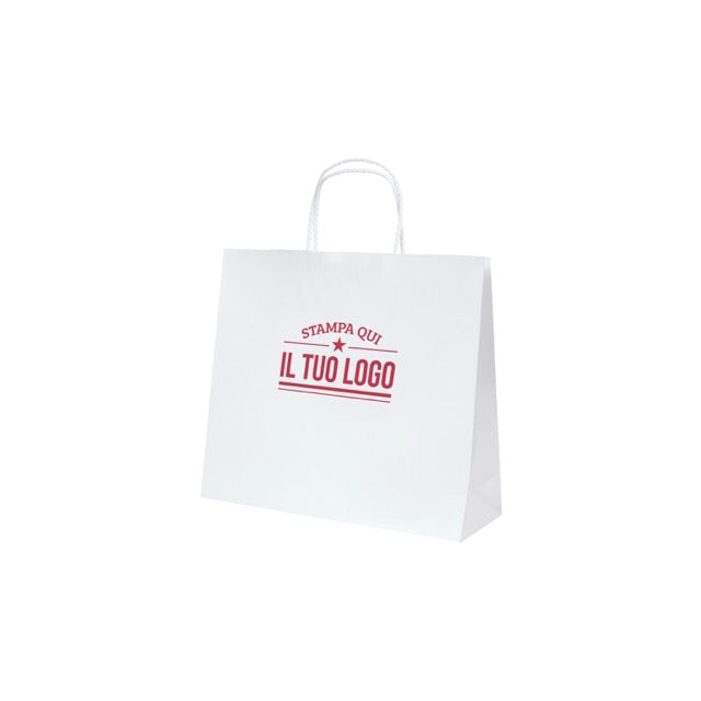 Shopper Royal Nebbia Personalizzabile con Cordino Cotone rigido