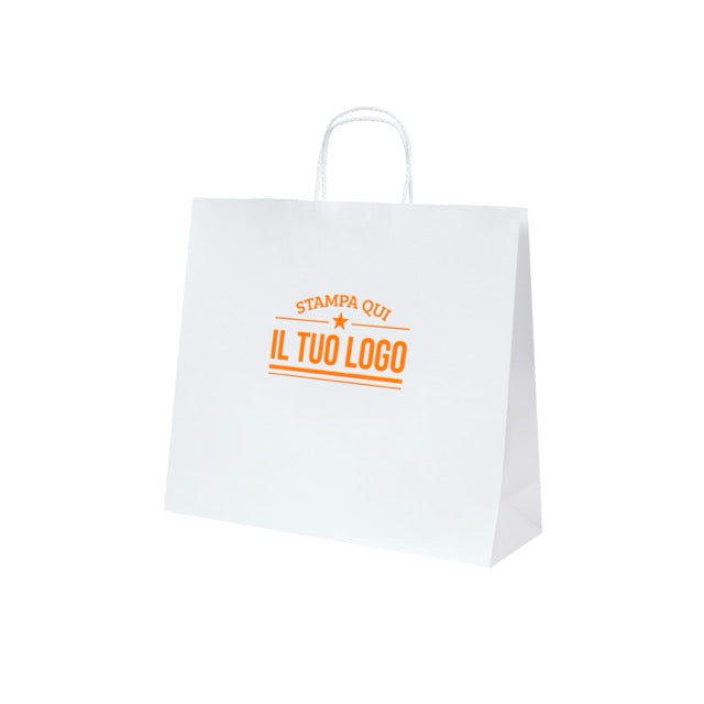 Shopper Royal Nebbia Personalizzabile con Cordino Cotone rigido