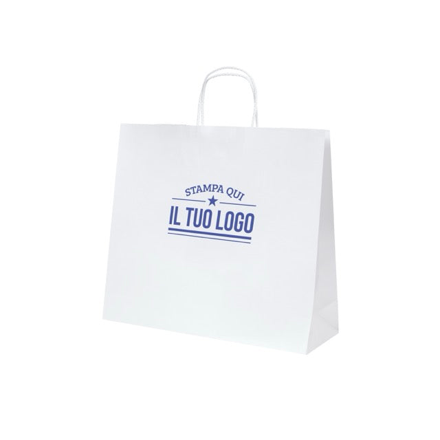 Shopper Royal Nebbia Personalizzabile con Cordino Cotone rigido