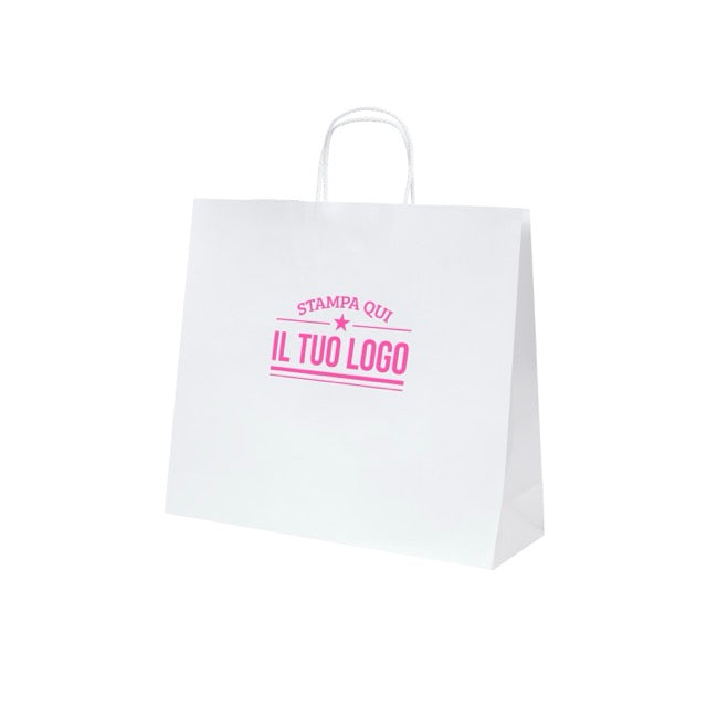 Shopper Royal Nebbia Personalizzabile con Cordino Cotone rigido