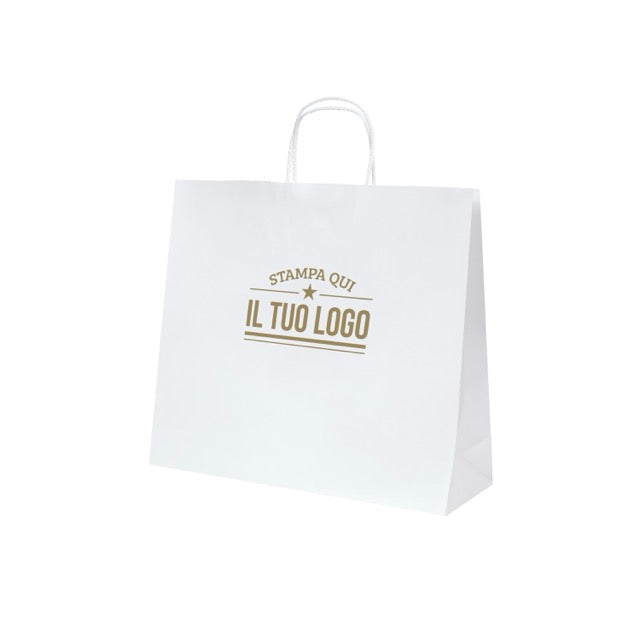 Shopper Royal Nebbia Personalizzabile con Cordino Cotone rigido