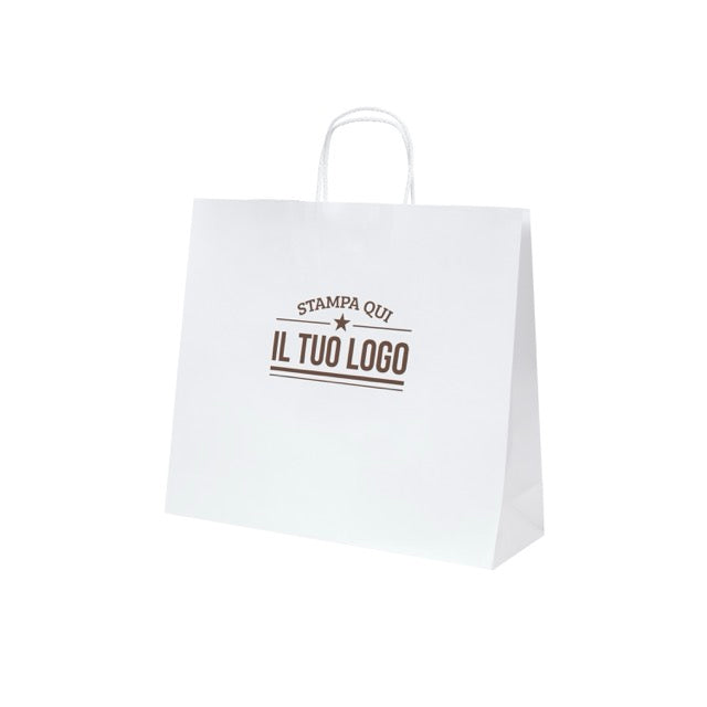 Shopper Royal Nebbia Personalizzabile con Cordino Cotone rigido