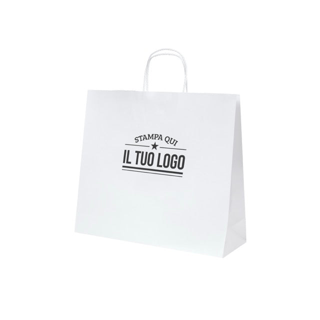 Shopper Royal Nebbia Personalizzabile con Cordino Cotone rigido