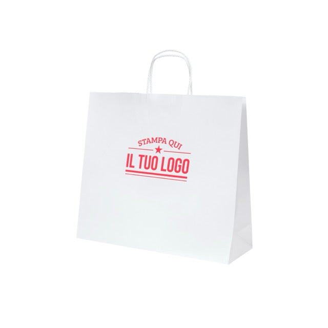 Shopper Royal Nebbia Personalizzabile con Cordino Cotone rigido