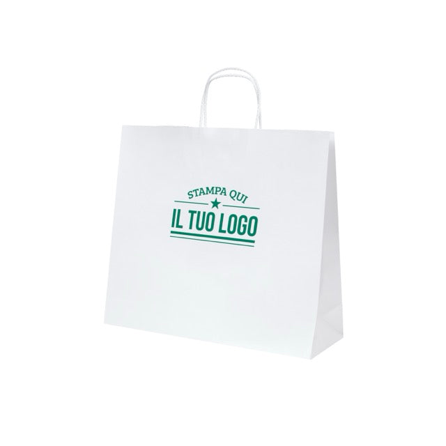 Shopper Royal Nebbia Personalizzabile con Cordino Cotone rigido