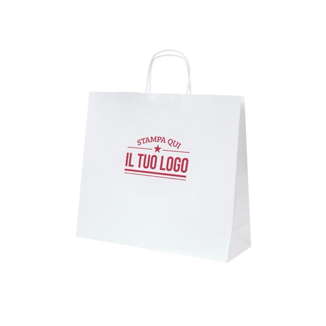 Shopper Royal Nebbia Personalizzabile con Cordino Cotone rigido