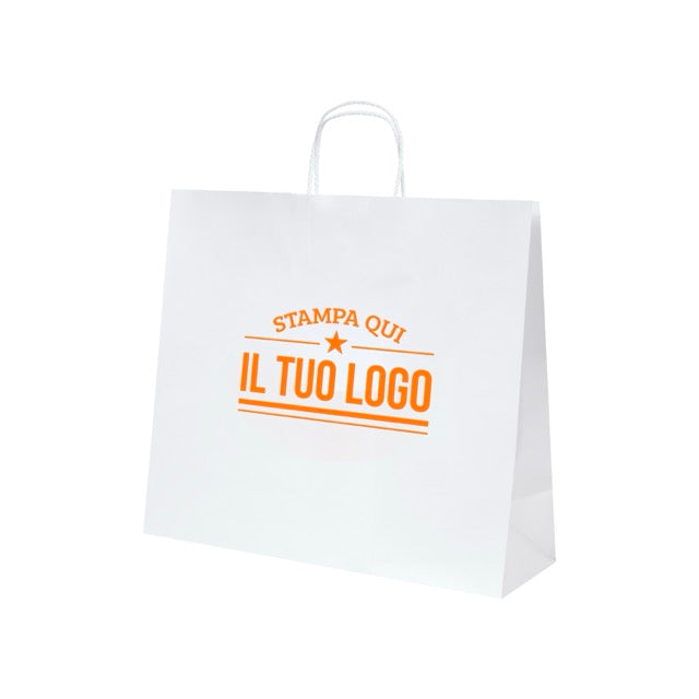 Shopper Royal Nebbia Personalizzabile con Cordino Cotone rigido
