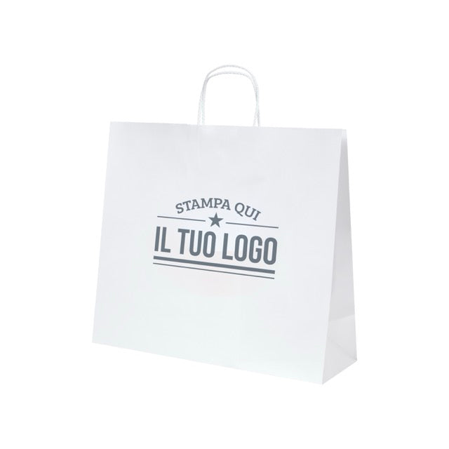 Shopper Royal Nebbia Personalizzabile con Cordino Cotone rigido