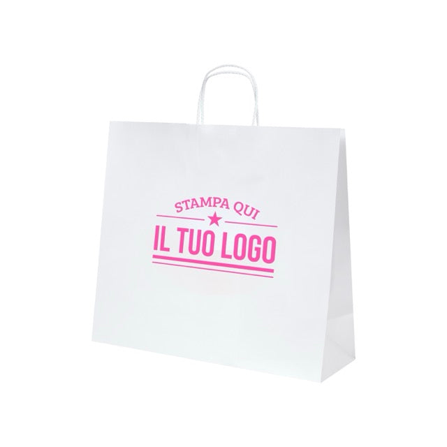 Shopper Royal Nebbia Personalizzabile con Cordino Cotone rigido