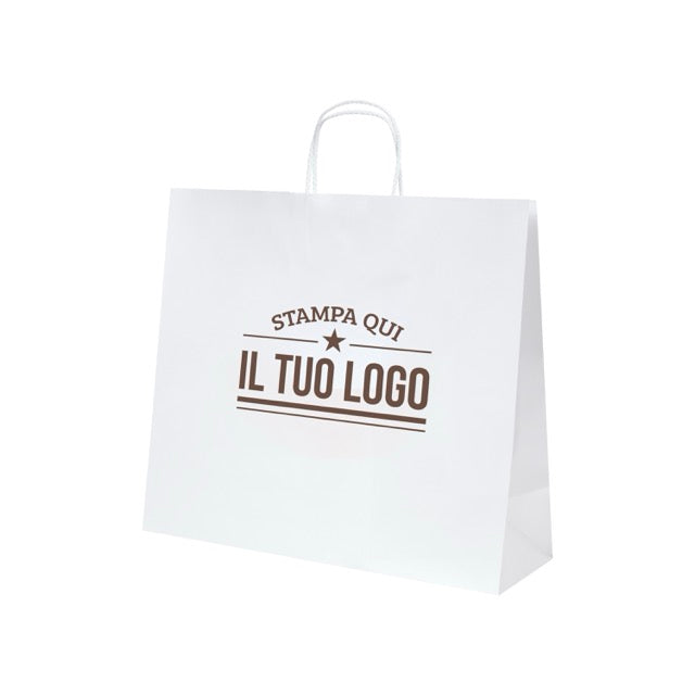 Shopper Royal Nebbia Personalizzabile con Cordino Cotone rigido